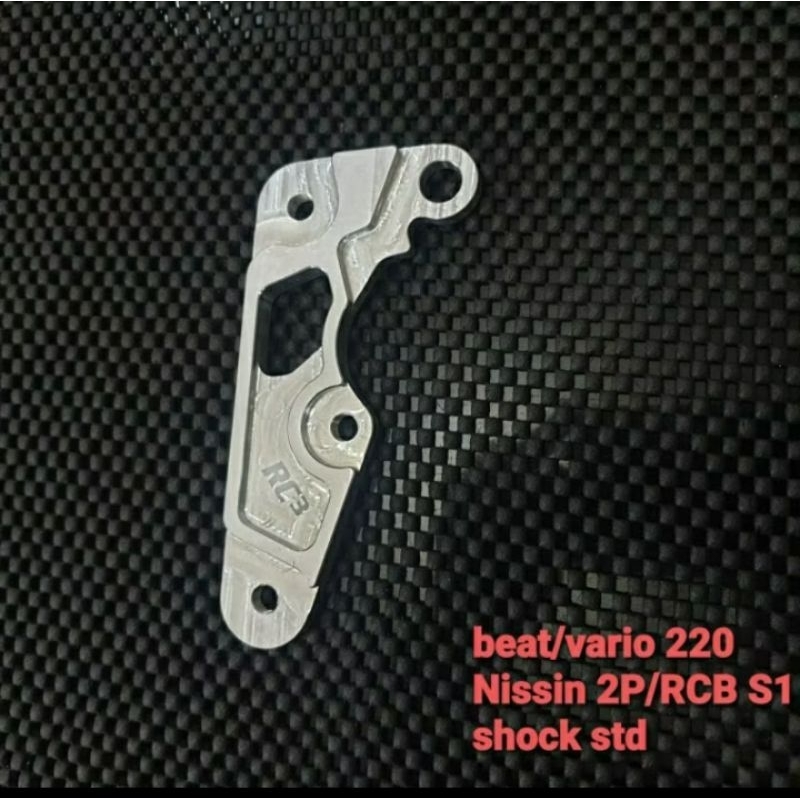 RC3 breket kaliper cakram breaket pala babi depan beat Vario disk 220mm 260mm 2P shock std