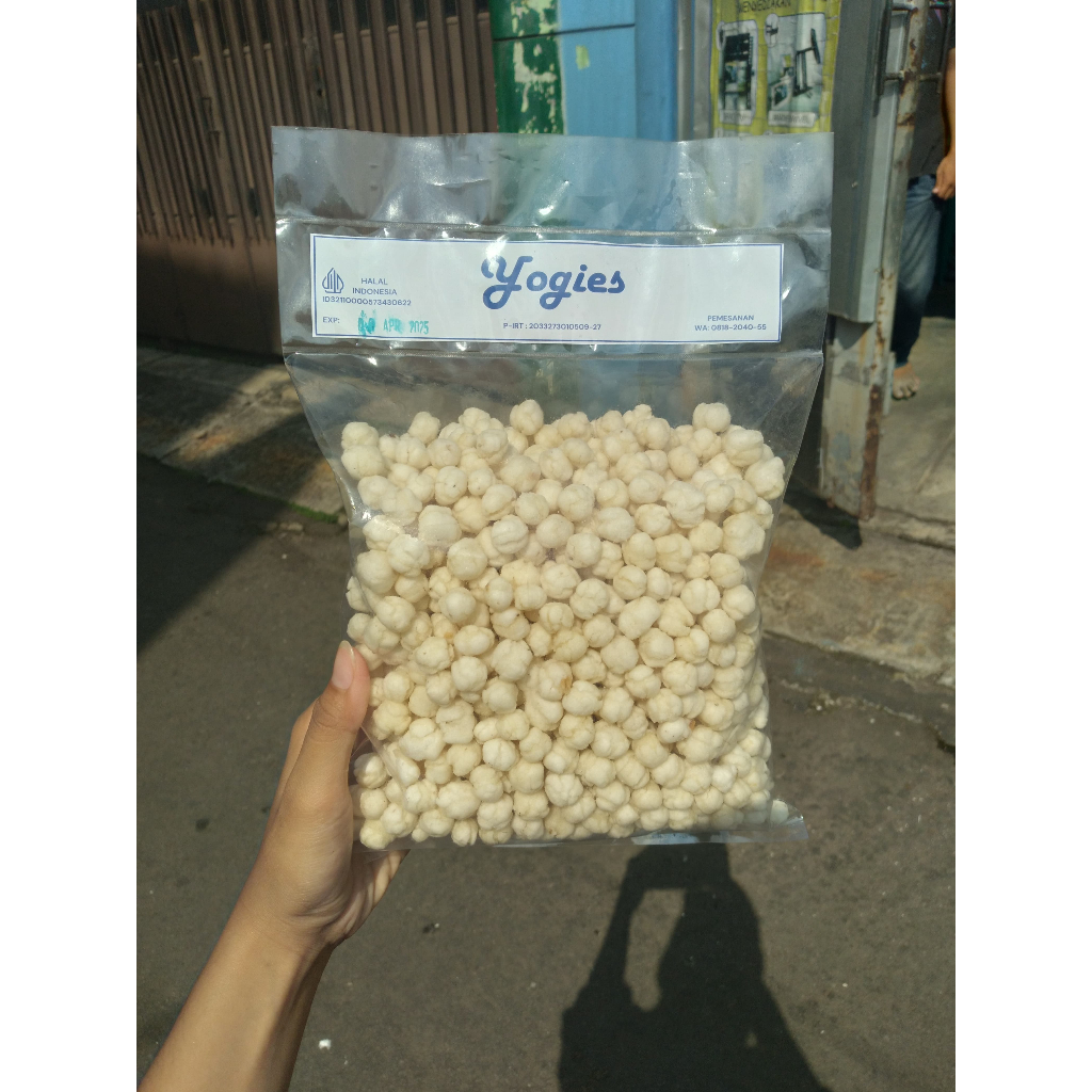 

cemilan pilus original yogies