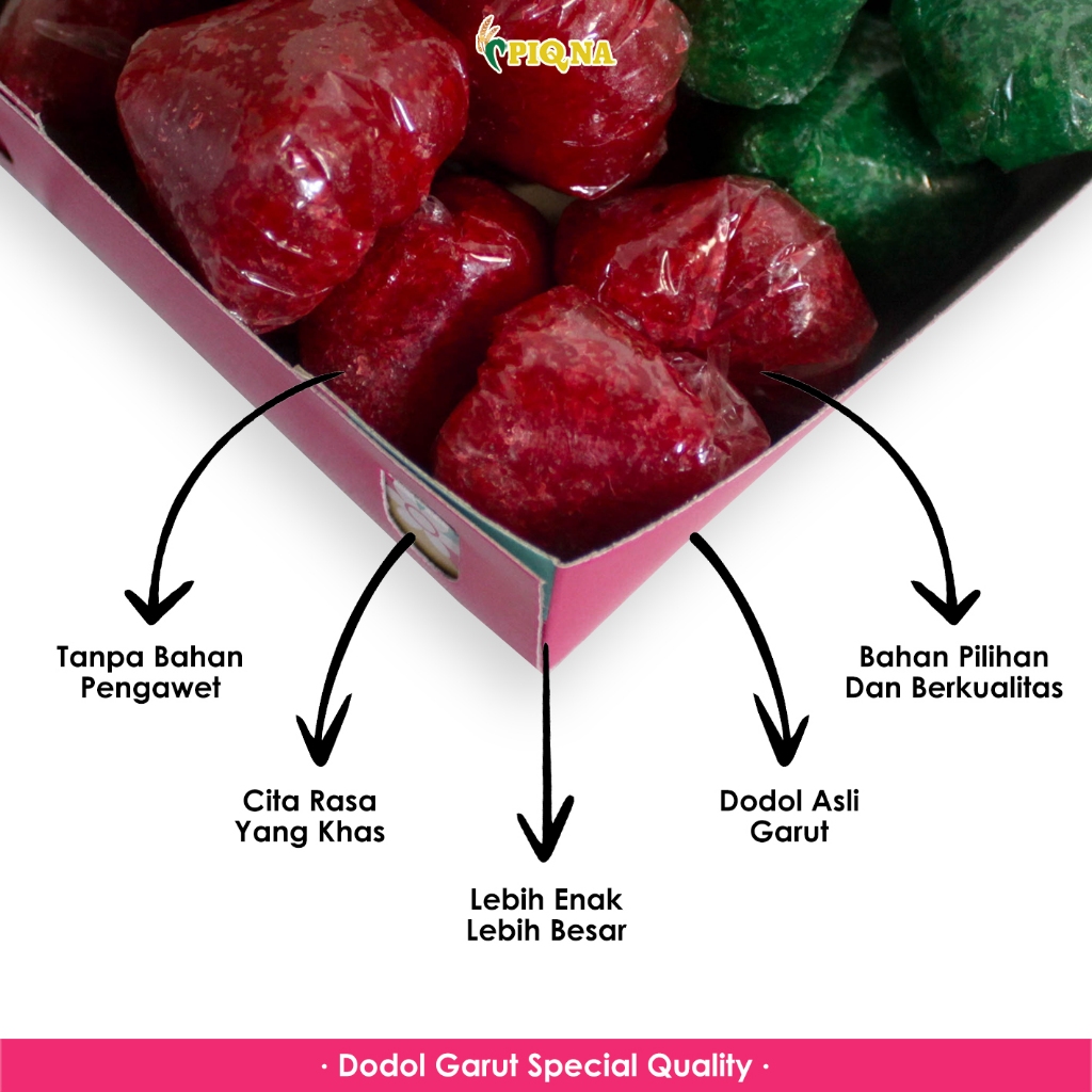 

Piqna Dodol Buah Aneka Rasa / Dodol Garut Asli