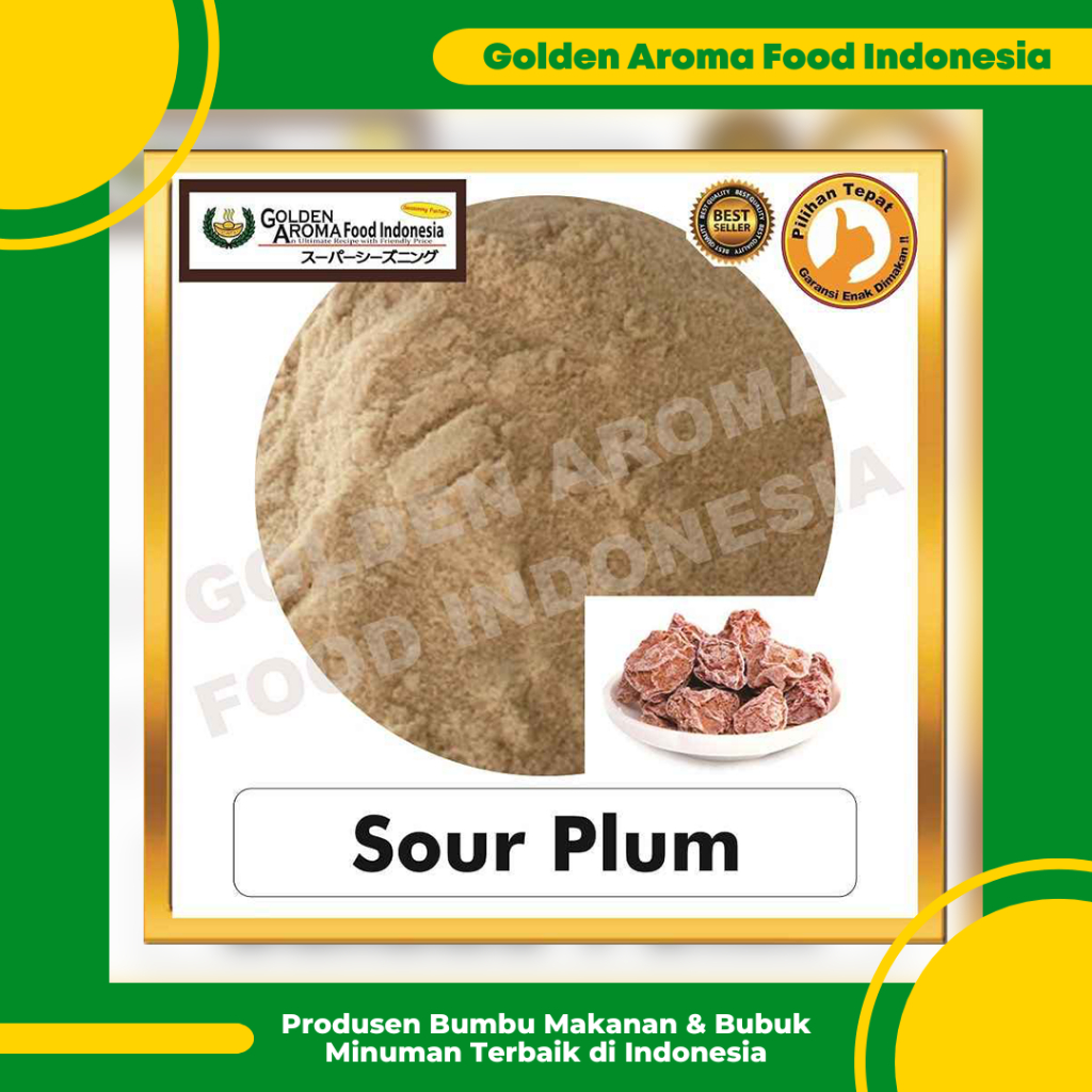 

Bumbu Tabur Rasa Sour Plum 1kg, Jual Bubuk Tabur Sour Plum Seasoning Powder Murah Enak Halal Aman