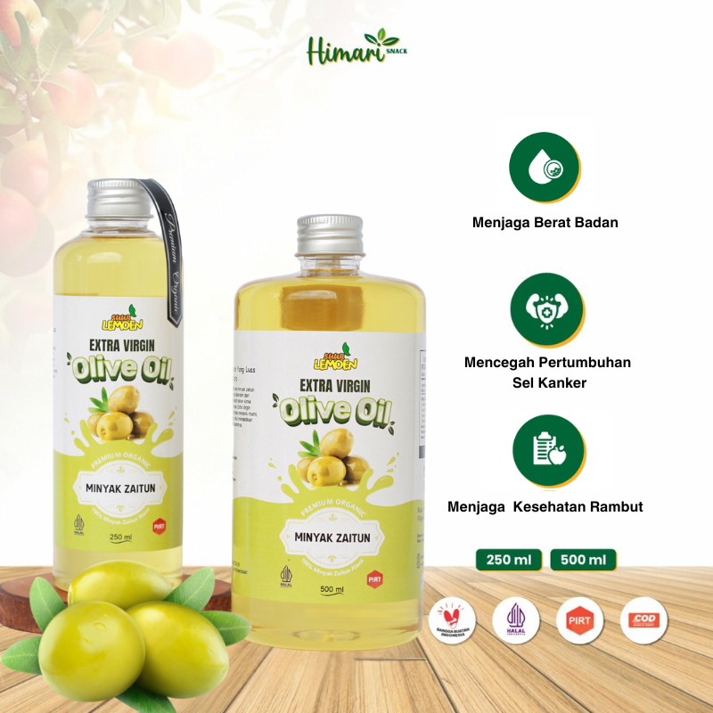 

Extra Virgin Olive Oil Minyak Zaitun untuk Masak by Suur Lemoen 250ml-500ml