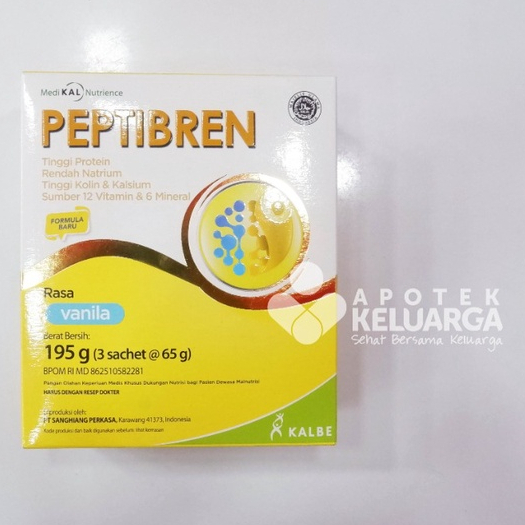 

SUSU PEPTIBREN 195 GRAM #SUSU NUTRISI PASIEN STROKE #SUSU MEMPERBAIKI SEL SYARAF