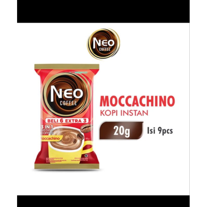 

FREE PACKING- NEO COFFEE Moccachino 20gr Isi 9 Wings Food