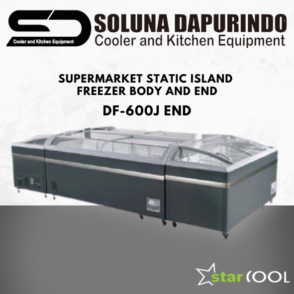 STARCOOL SUPERMARKET STATIC ISLAND FREEZER BODY AND END DF-600J END / DF600J END / DF 600J END