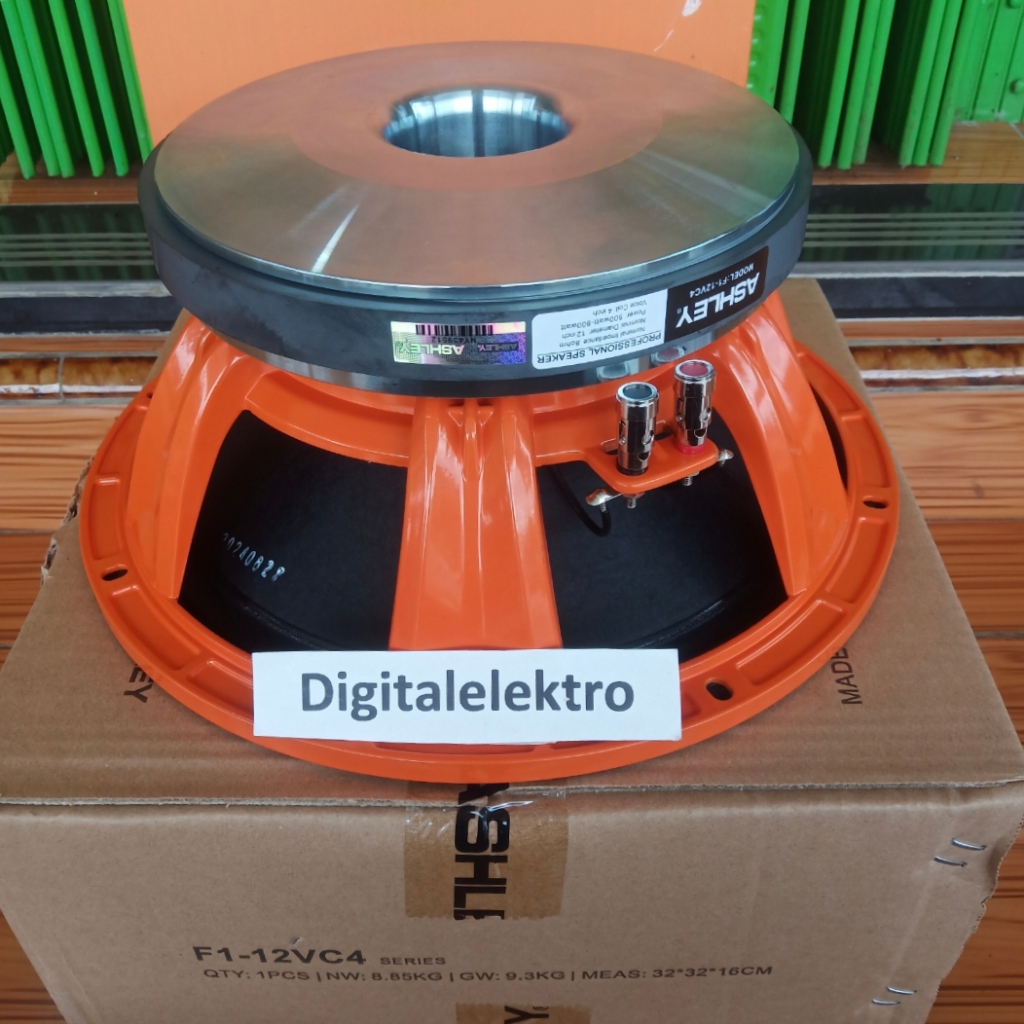 Speaker komponen ASHLEY 12 inch F1-12VC4 Original speaker f1 12 vc4 MID LOW 800W