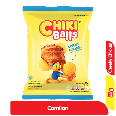 

Chiki Balls Makanan Ringan Cheeky Chicken 55 g