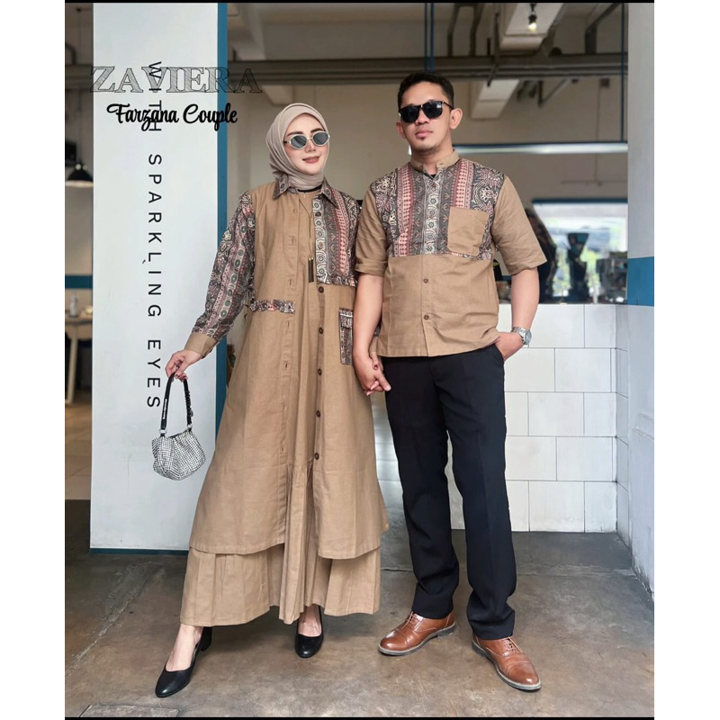 Set Couple Gamis Koko Farzana by Zaviera Style
