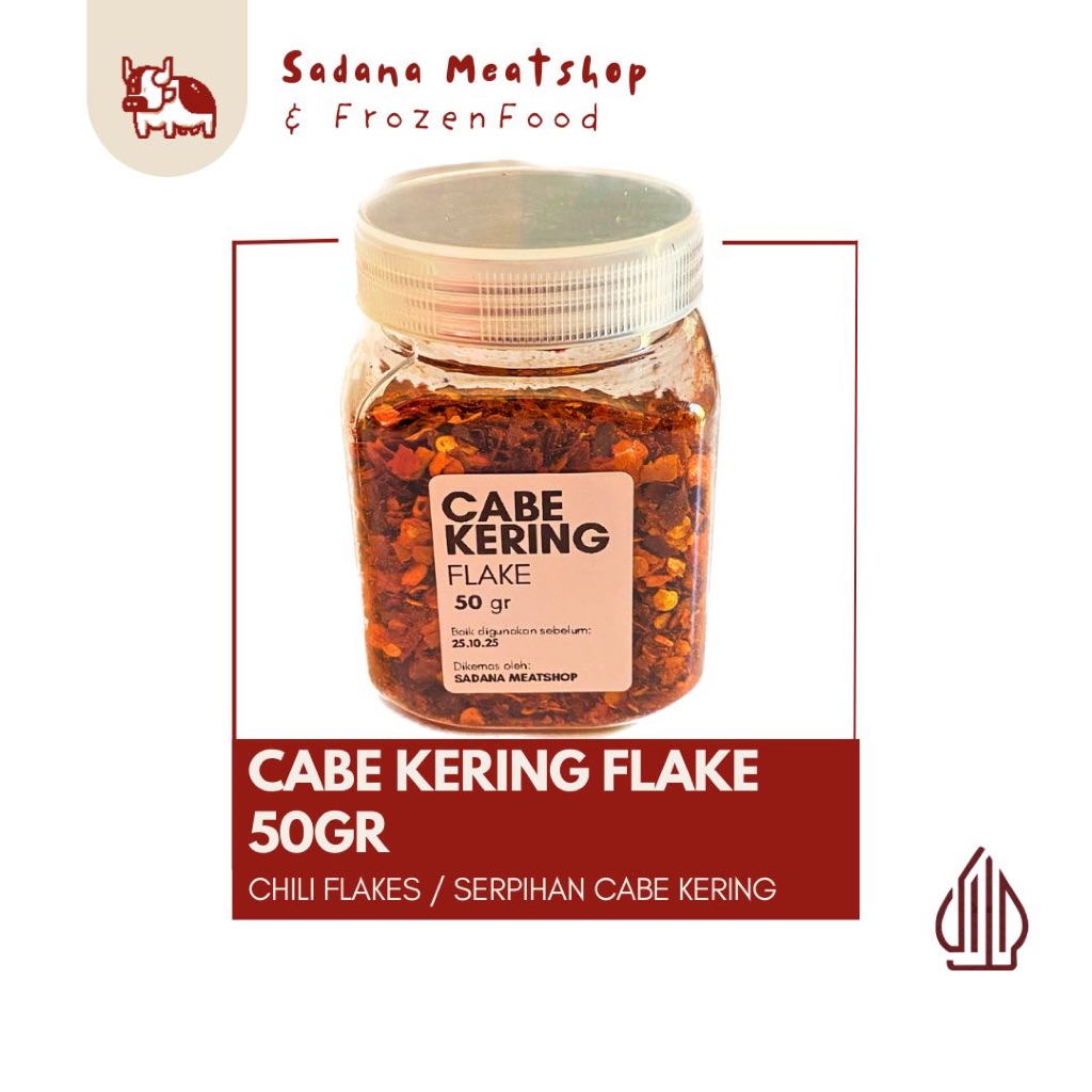 

Cabe Kering Serpihan Chili Flakes 50gr