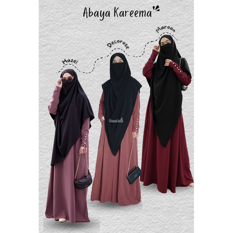 Abaya KAREEMA Khizaanah Sunnah | FK calla Khizaanah