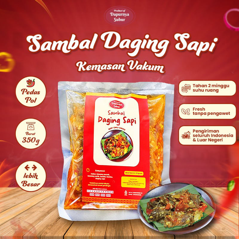 

Oseng Mercon Daging Iga 250Gr Dapurnya Subur