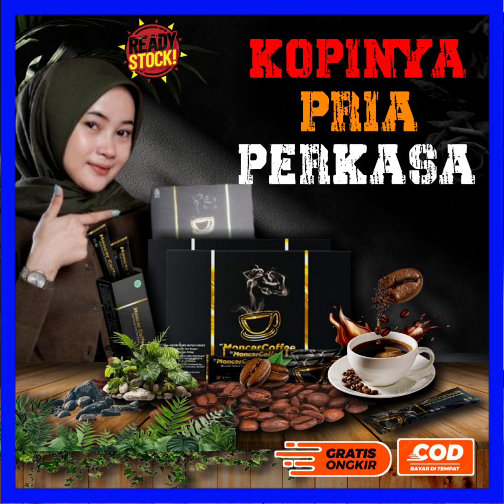 

KopiiMoccerr Coffee ORIGINAL KOPI Herbal Alami Lebih Kuat Tahan Lama Penguat Stamina Pria Aman BPOM