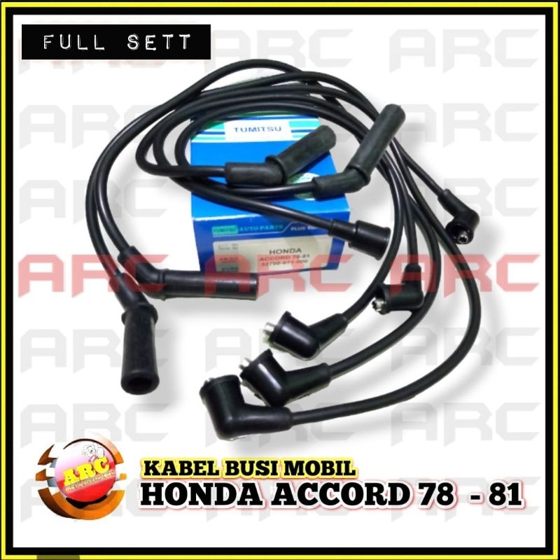 Kabel busi mobil honda accord 78 - 81