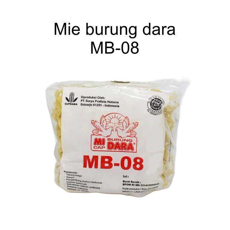 

Mie Kering Burung Dara MB-08 isi 25pc