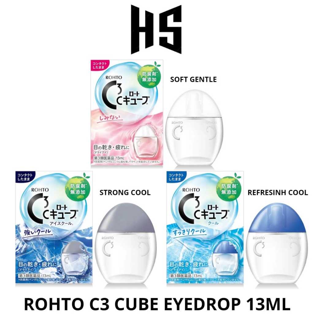 Best japan Rohto C Cube contact eye drops Original Japan