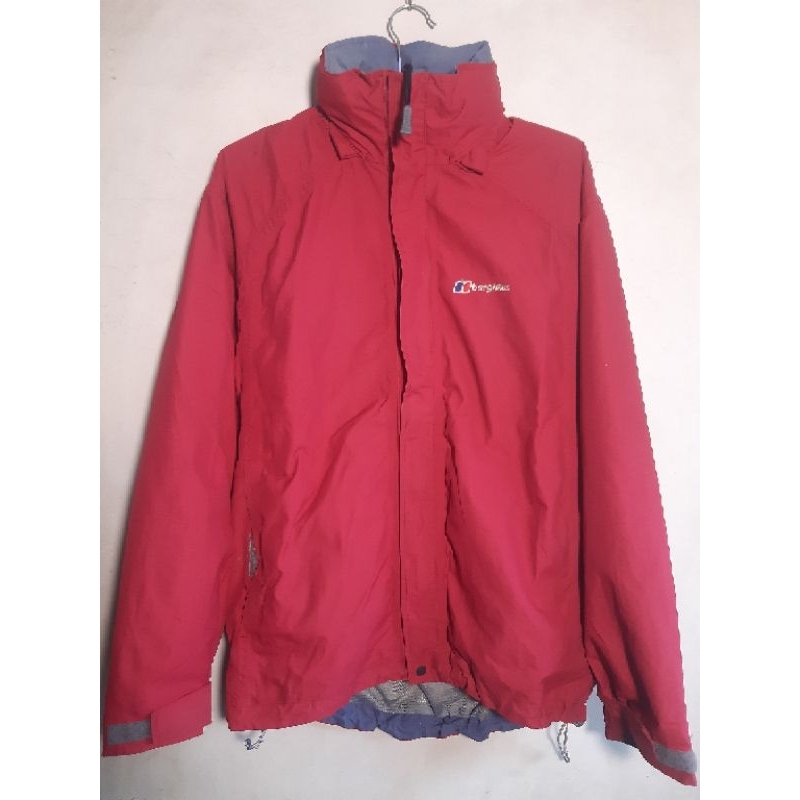 JAKET HOODIE ZIPPER SWEATER - BERGHAUS SIZE M