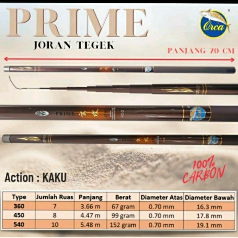 Joran Tegek Carbon Orca PRIME {360,450,540}