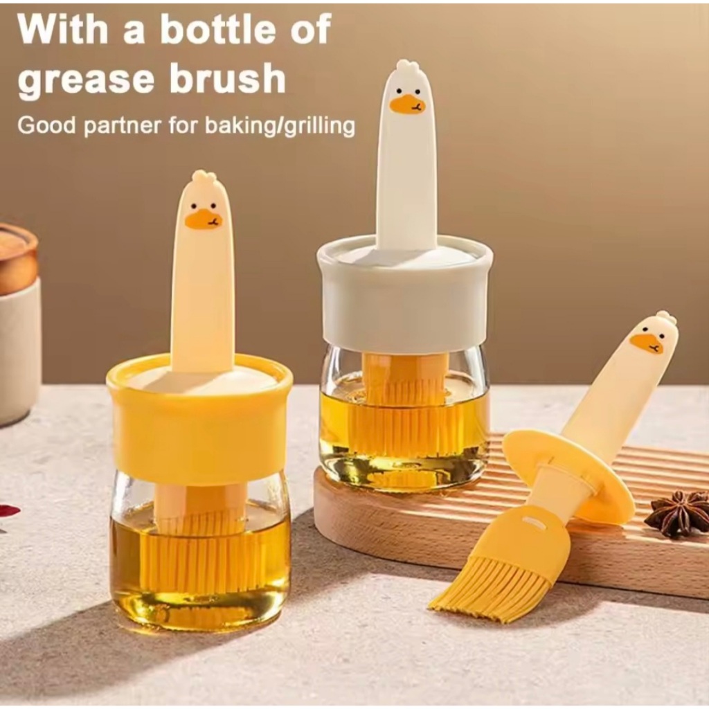 Kuas Minyak Bumbu Daging BBQ Oles Ayam Silicone Oil Bottle Brush 114