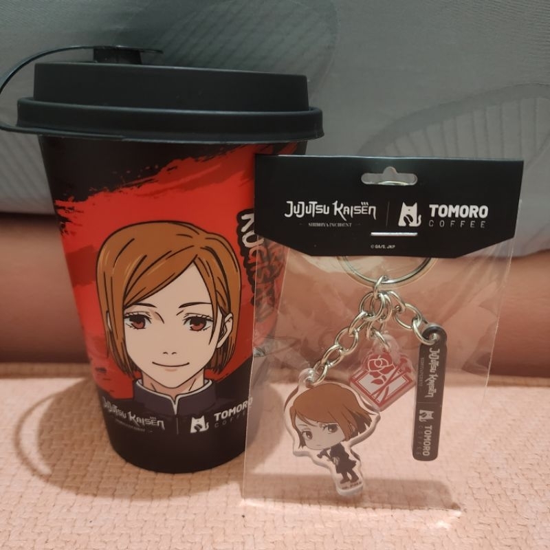 Tomoro Coffee X Jujutsu Kaisen Limited Edition jjk series Keyring Keychain Gantungan Kunci / Cup - N