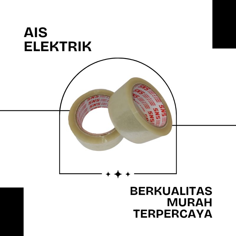 

LAKBAN BENING SNS 100 YARD x 45 Mm x 45 Mic