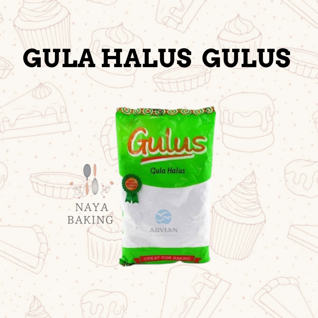 

GULUS 500GR/ GULA HALUS 500GR/ GULA HALUS GULUS/ 1 DUS ISI 20PCS