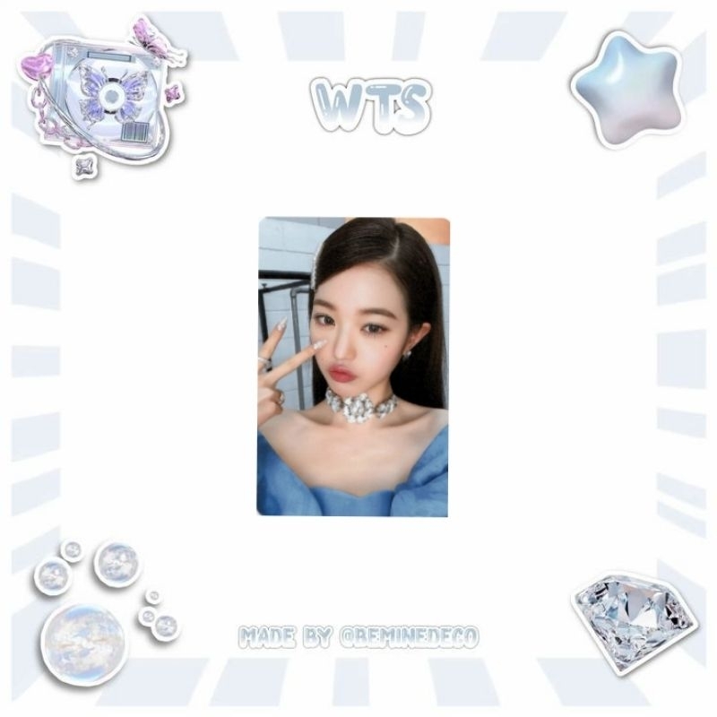 photocard wonyoung ive official love dive era [ damage ]