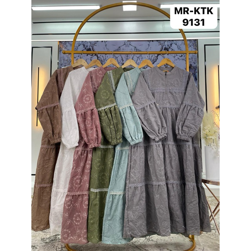 MIDI NAJWA JUMBO CTN RENDA  Dress Dewasa