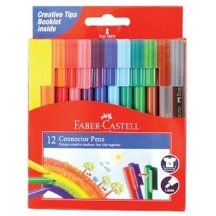 

Connector Pen Faber-Castell 12 Warna / Spidol Warna Faber-Castell 12 Warna