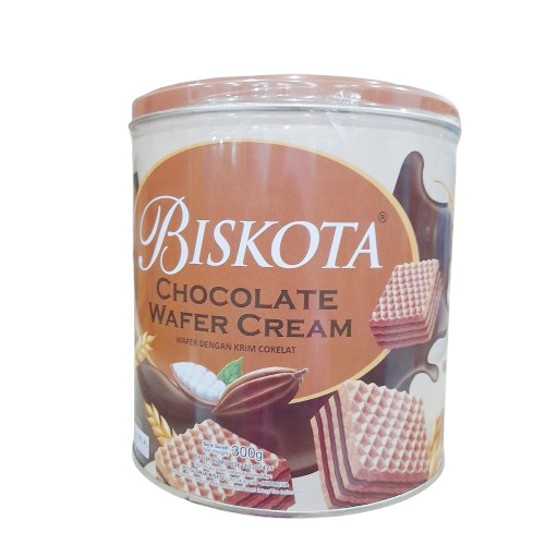 

Biskota Chocolate Wafer Cream 300 gr