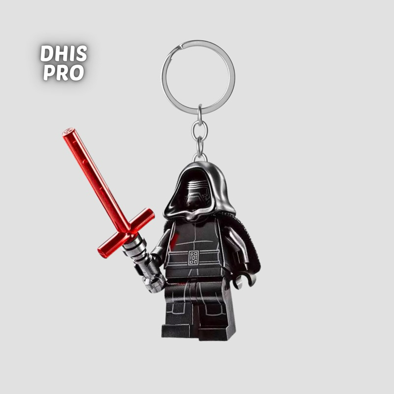 Dhis Project Shiny Keychain LEGO Minifigure Kylo Ren Star Wars