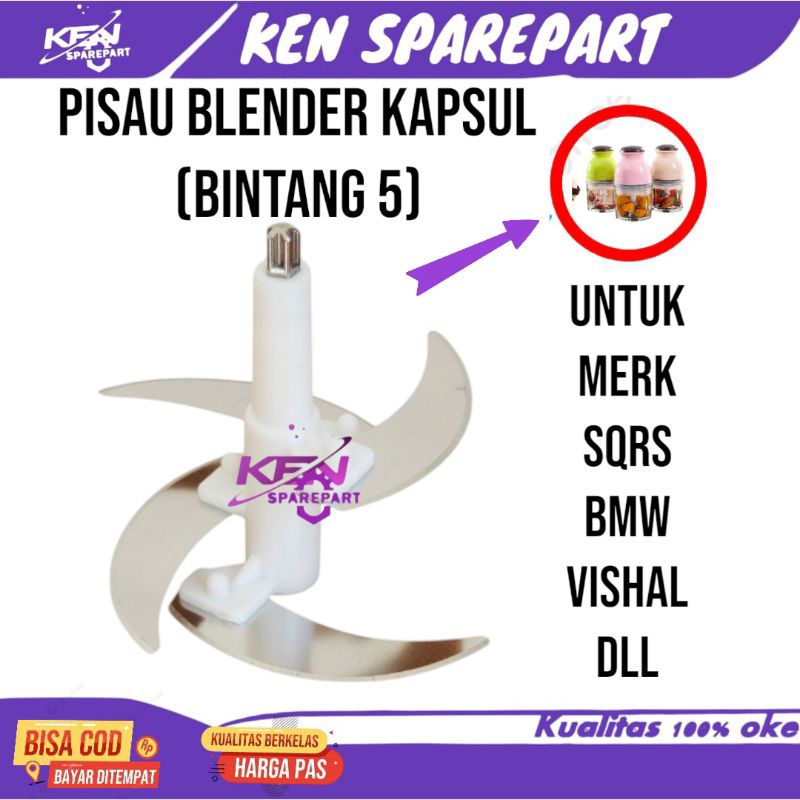 pisau blender kapsul cutter mata pisau(BINTANG 5)