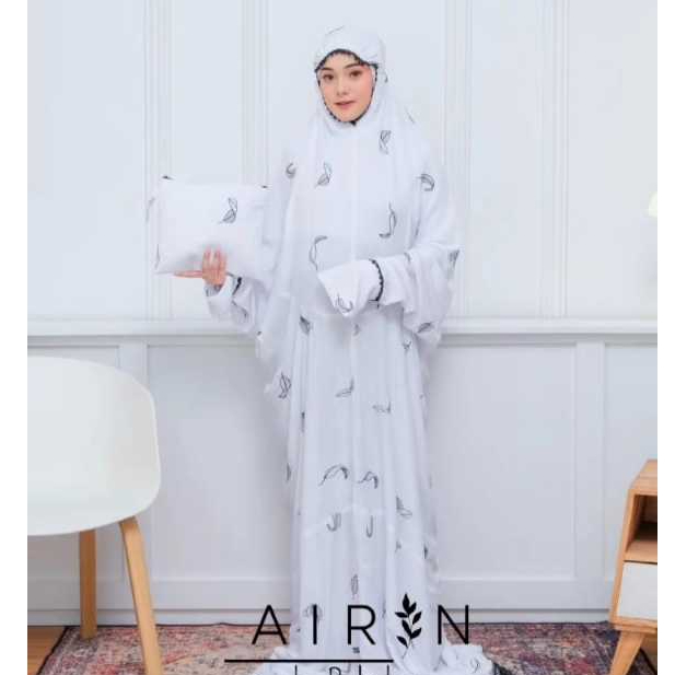 Mukena Bordir Timbul Mewah Katun Rayon Premium Motif Terusan