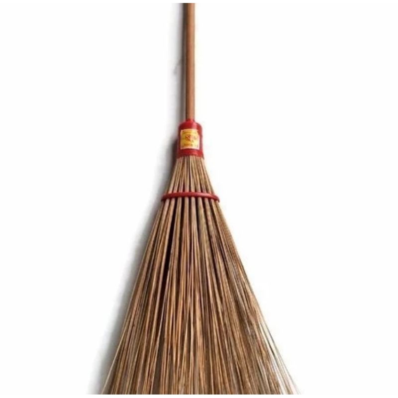 Sapu lidi gagang Super/ Sapu lidi taman Super Tebal gagang Kayu