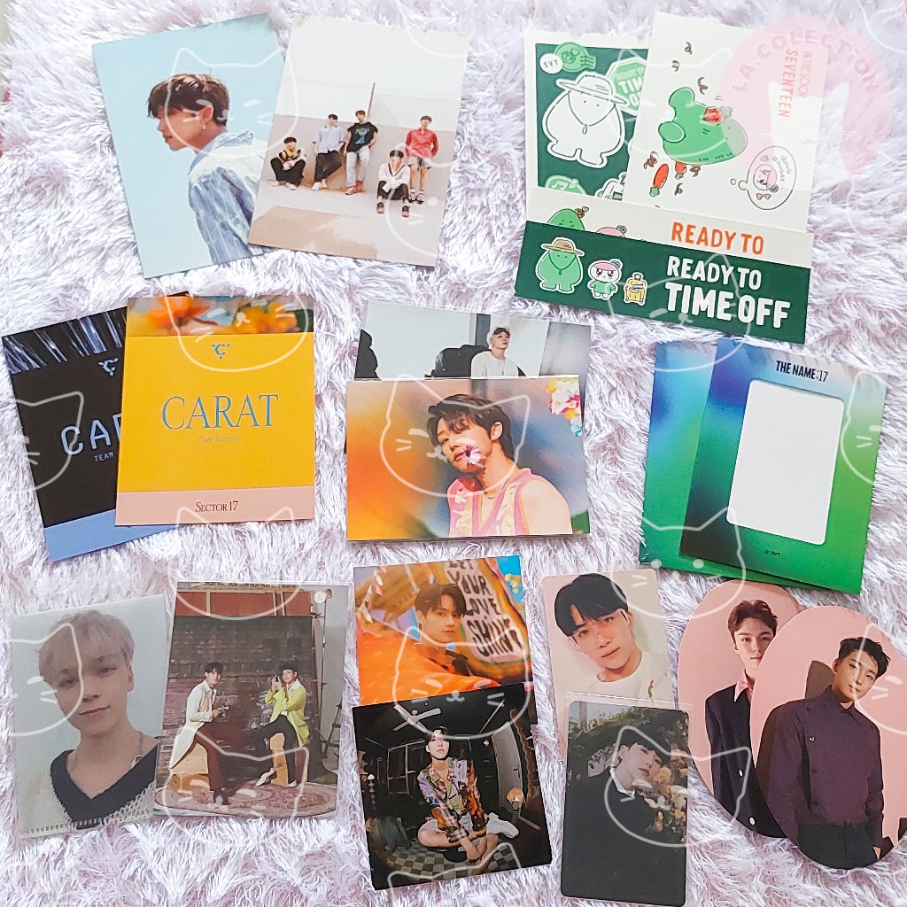 [SEVENTEEN] BACA DESKRIPSI | TAKE ALL | Seventeen postcard photocard holder wonwoo mingyu jeonghan h