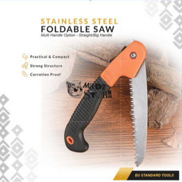 Pisau Peso Gergaji Graji Lipat Folding Saw Portable Alat Pemotong Pembelah Batang Papan Kayu Serbagu