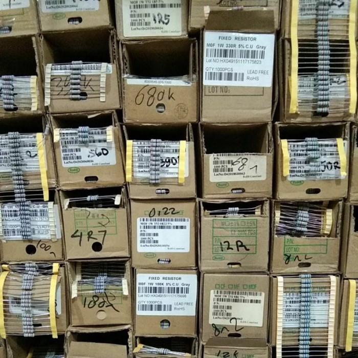 10PCS Resistor 2Watt - R1 R47 0,1 0,47 Ohm 2W 5% High Quality