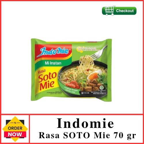 

INDOMIE Instan Soto Mie 70 gr Murah