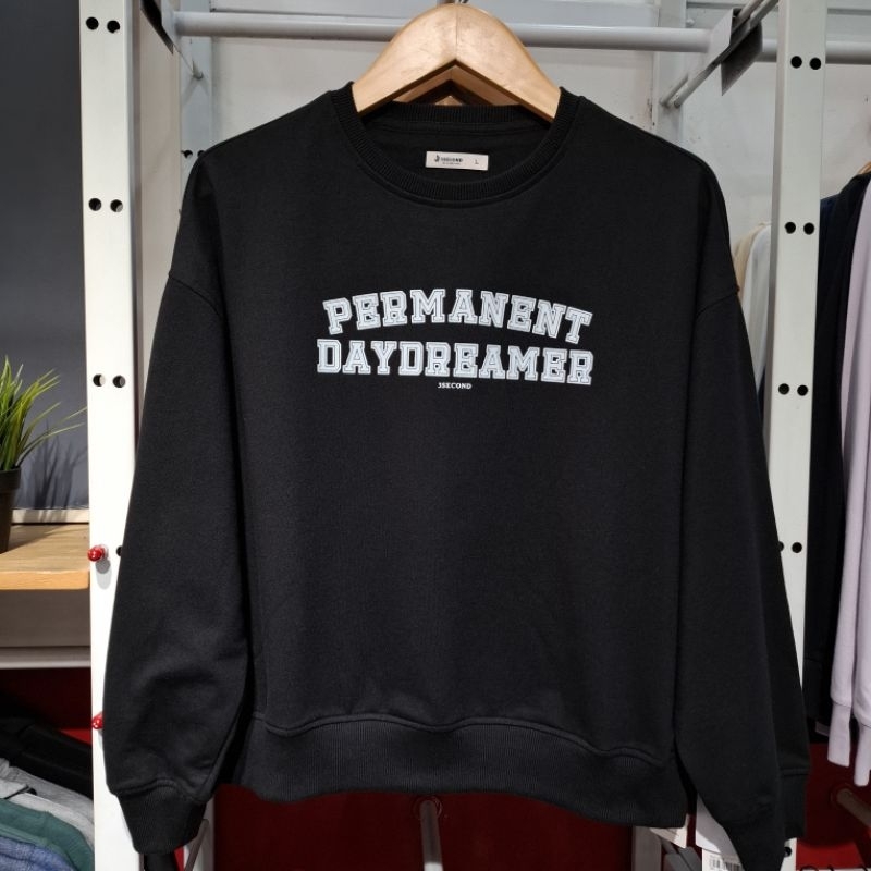 3SECOND Jaket Sweater Crewneck Wanita Original