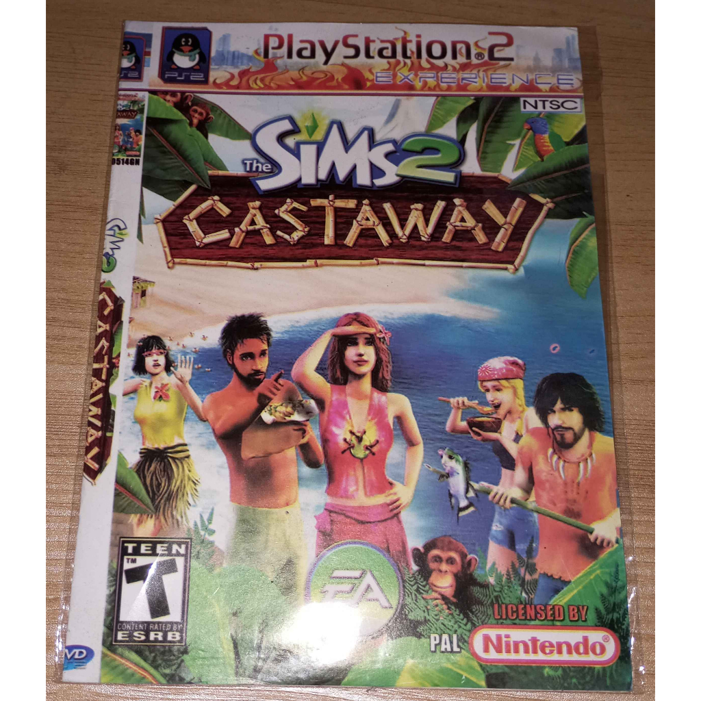 KASET PS2 KOPAB: THE SIMS 2 CASTAWAY