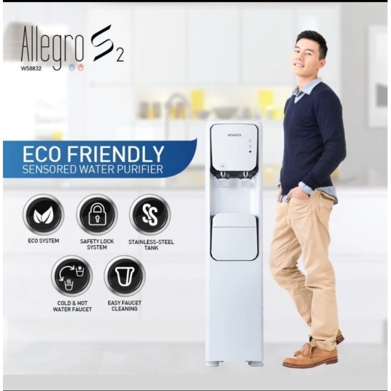 Advance Allegro S2 Pemurni Air Reverse Osmosis Kapasitas 10L