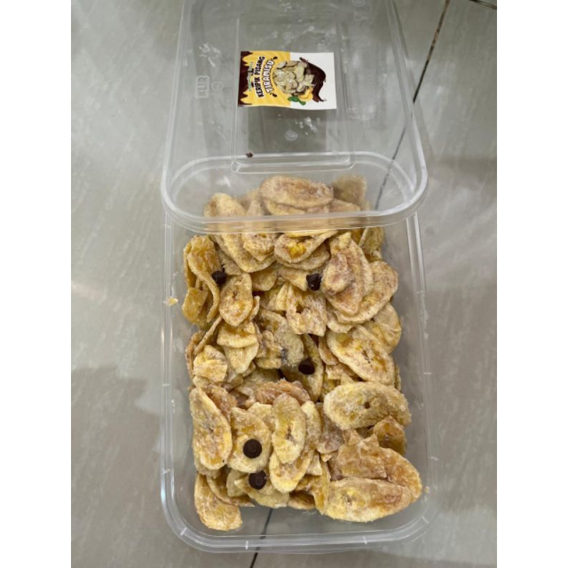 keripik pisang lumer tiramisu