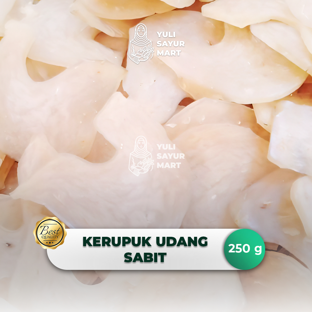 

Kerupuk Udang Sabit 250g - Yuli Sayur Mart