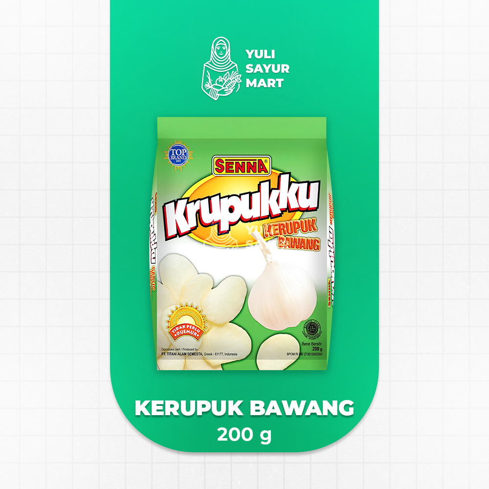 

Senna Kerupuk Bawang 200g - Yuli Sayur Mart