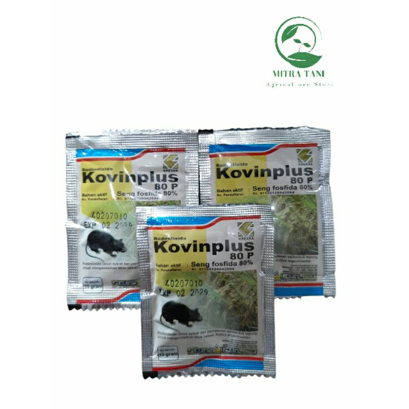 Racun tikus Kovinplus 80P 15gr