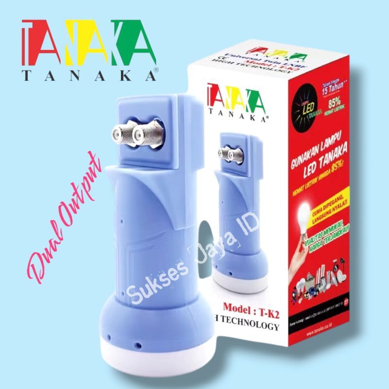 LNB KU-BAND DUAL OUTPUT TANAKA LNB DOUBLE
