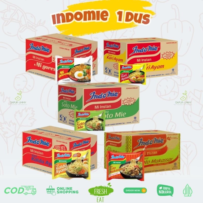 

Indomie 1 dus isi 40pcs | Bisa campur dengan varian rasa lain