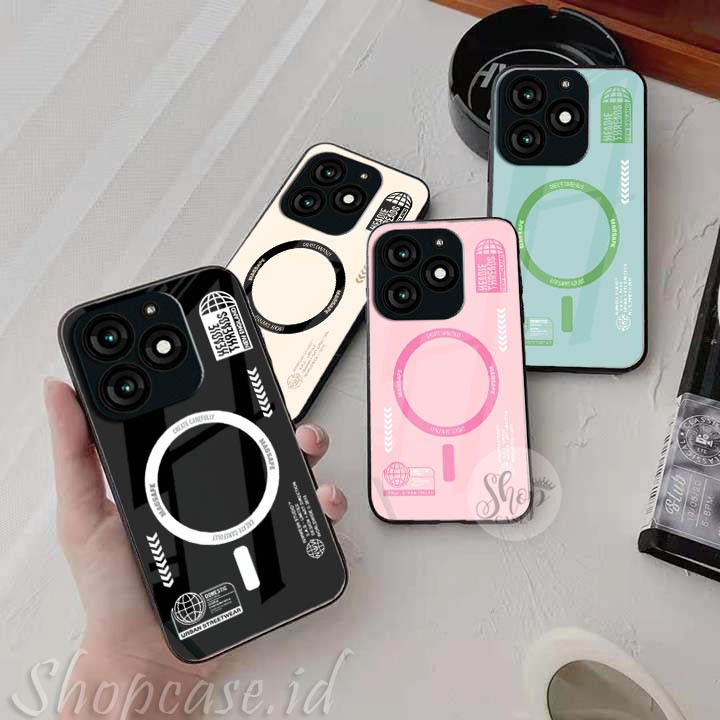 [KC01] Softcase Glass Itel A70 case glossy Itel A70 Case Itel A70 case Itel A70 kesing Itel A70 soft