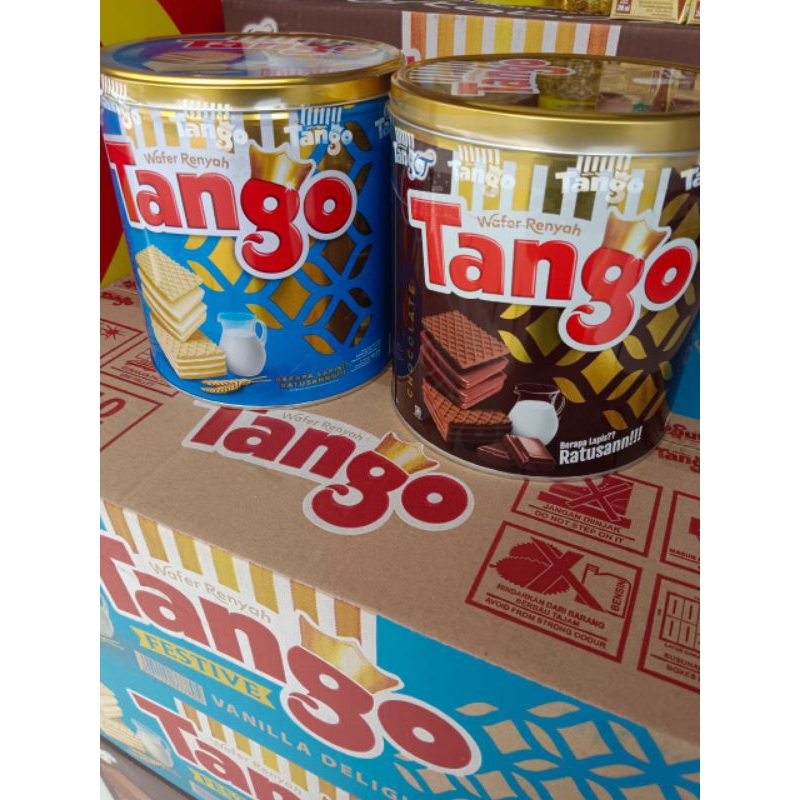 

TERMURAH WAFER TANGO KALENG RASA VANILA DAN COKELAT