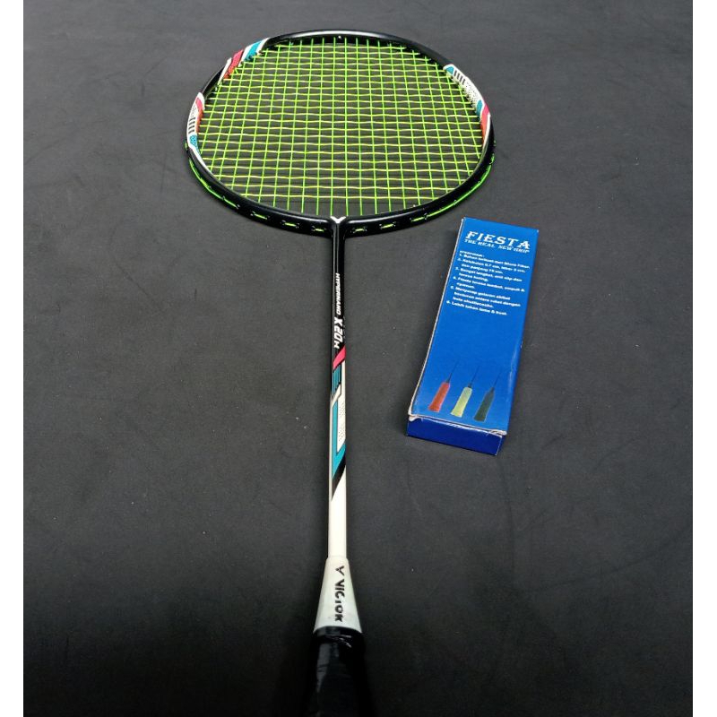 Raket badminton bekas second original victor hypernano x20H