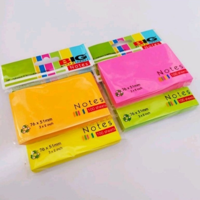 

Post It Big 76x51mm Isi 100 Lembar