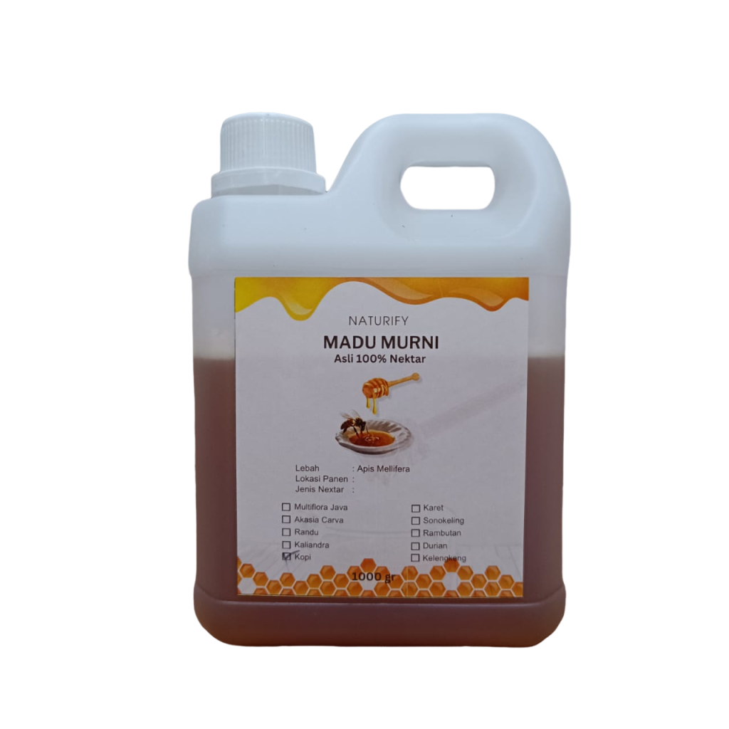 

Naturify Madu Murni Asli Nektar Pohon Karet 1KG